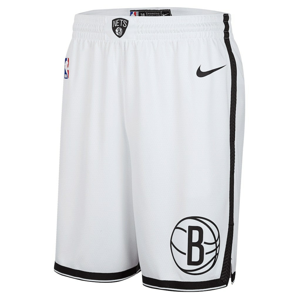 Nike Brooklyn Nets 2024/25 Association Edition Swingman Shorts White