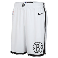 Nike Brooklyn Nets 2024/25 Association Edition Swingman Shorts White