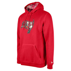 Tampa Bay Buccaneers New Era 3rd Down Plaid Pullover Hoodie - Red - NFL