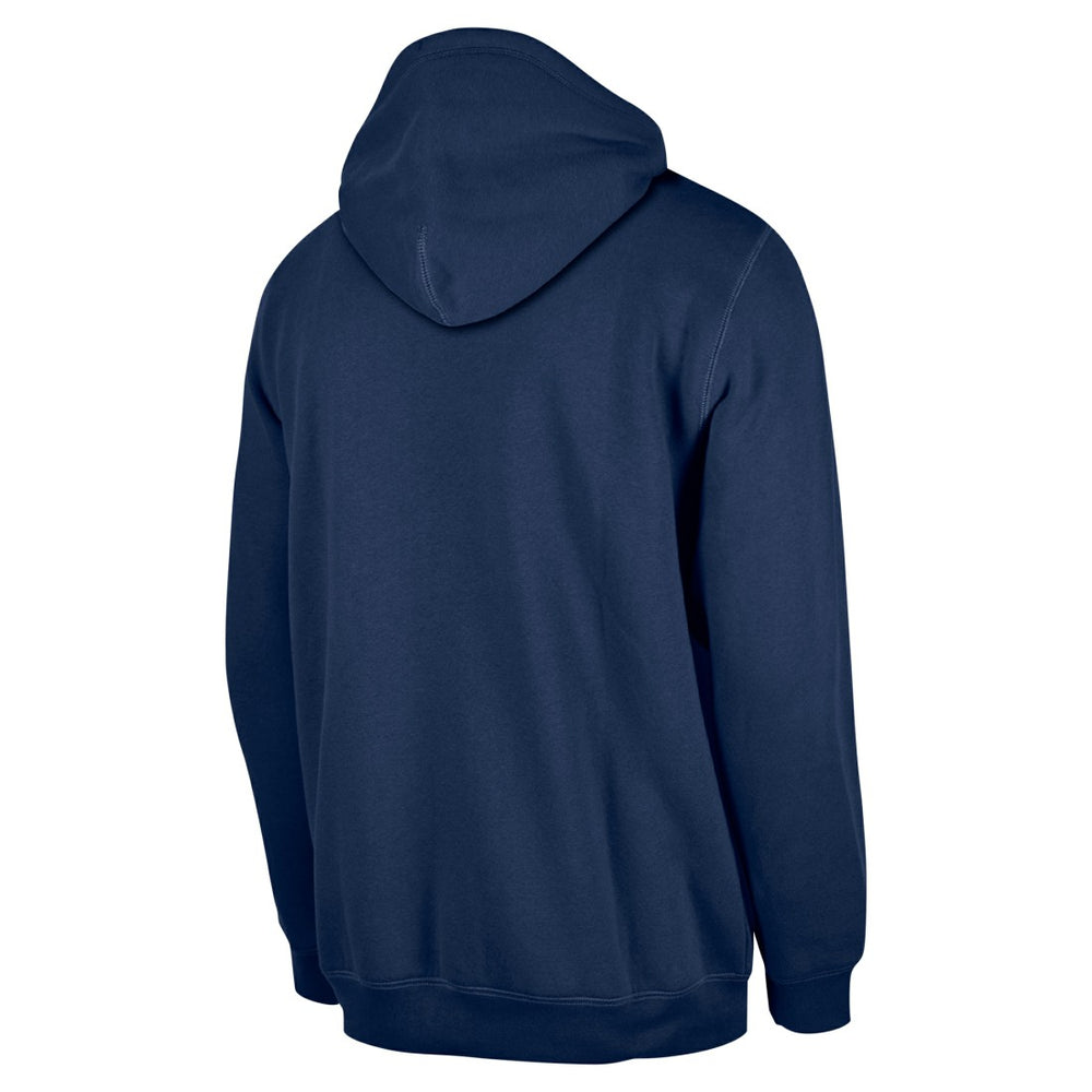 Houston Texans New Era 3rd Down Plaid Pullover Hoodie - Navy - NFL
