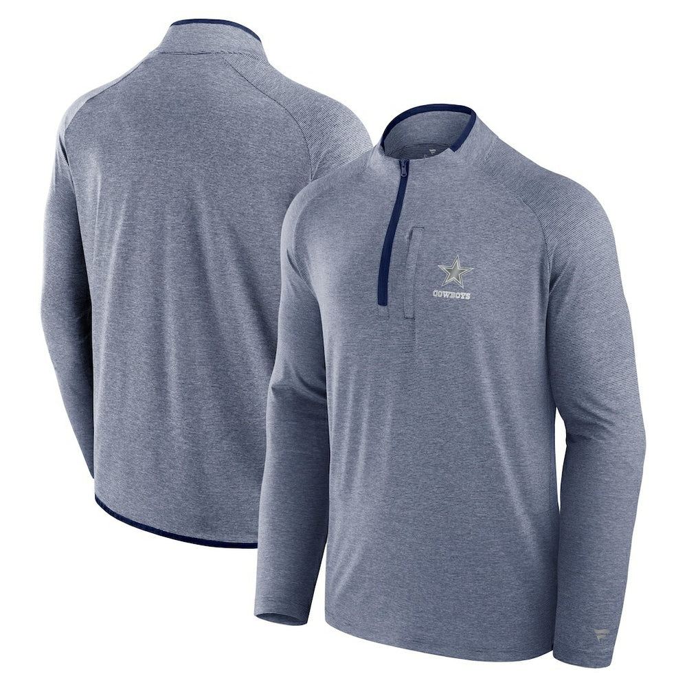 Dallas Cowboys Unisex Front Office Performance Primary Quarter-Zip Jacket - Navy - Fanatics