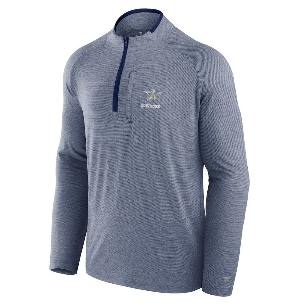 Dallas Cowboys Unisex Front Office Performance Primary Quarter-Zip Jacket - Navy - Fanatics