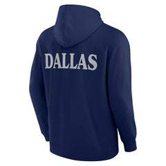 Dallas Cowboys Elements Blaze Tri-Blend Long Sleeve Hoodie T-Shirt - Navy - Fanatics