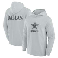 Dallas Cowboys Elements Blaze Tri-Blend Long Sleeve Hoodie T-Shirt - Gray - Fanatics