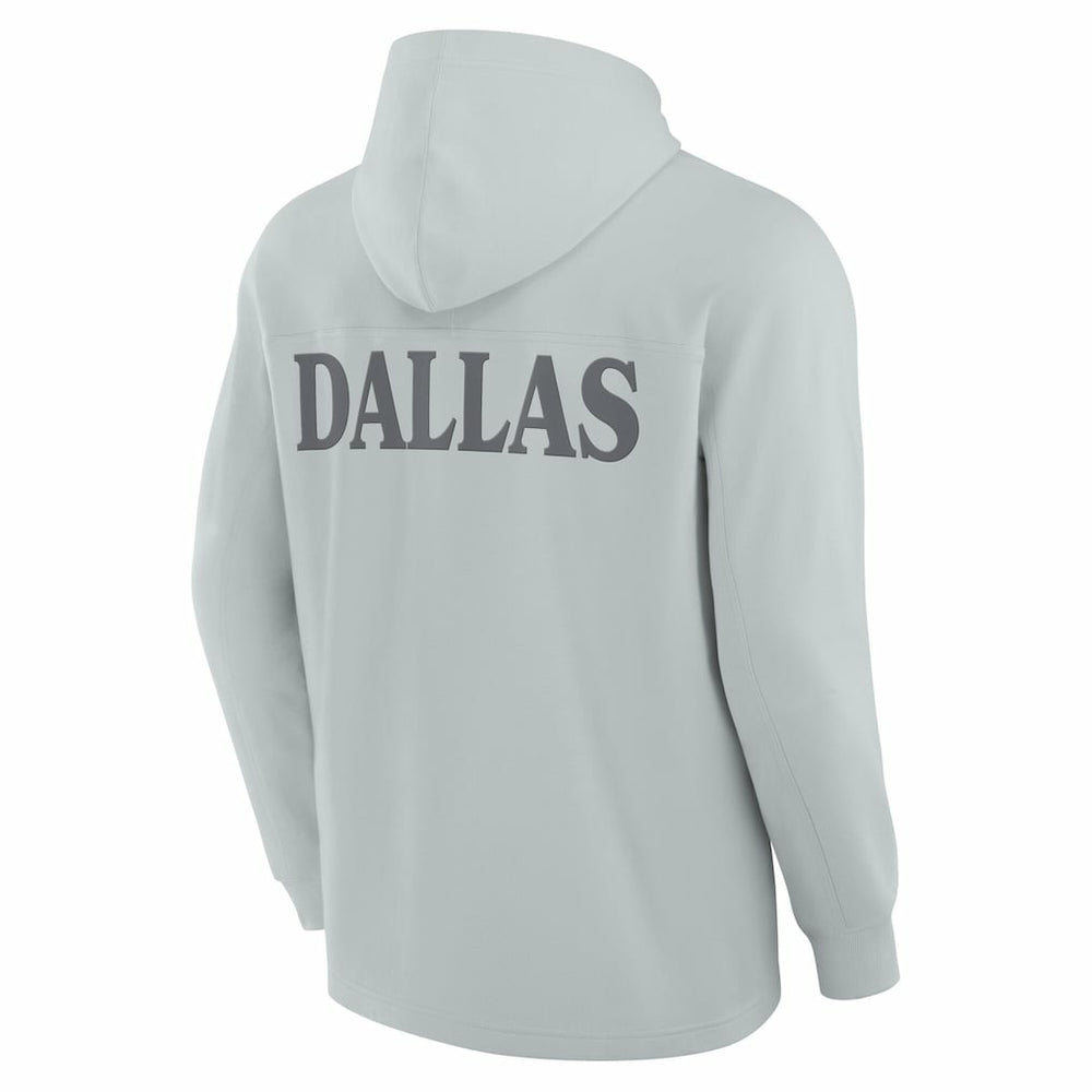 Dallas Cowboys Elements Blaze Tri-Blend Long Sleeve Hoodie T-Shirt - Gray - Fanatics