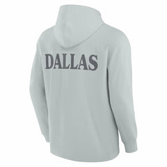 Dallas Cowboys Elements Blaze Tri-Blend Long Sleeve Hoodie T-Shirt - Gray - Fanatics