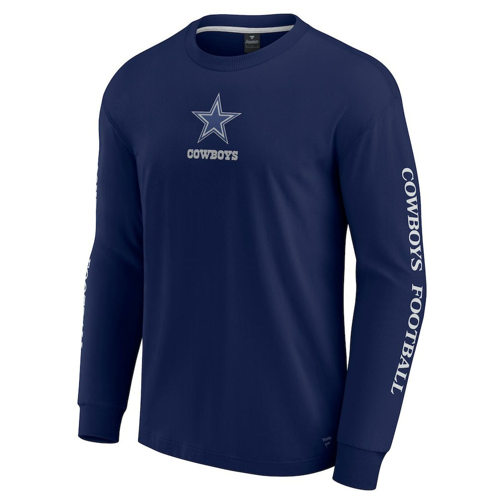 Dallas Cowboys Unisex Elements Strive Long Sleeve T-Shirt - Navy - Fanatics