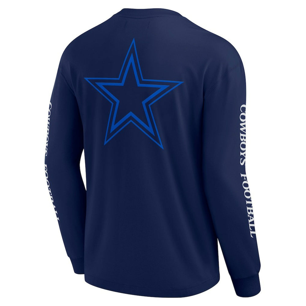 Dallas Cowboys Unisex Elements Strive Long Sleeve T-Shirt - Navy - Fanatics