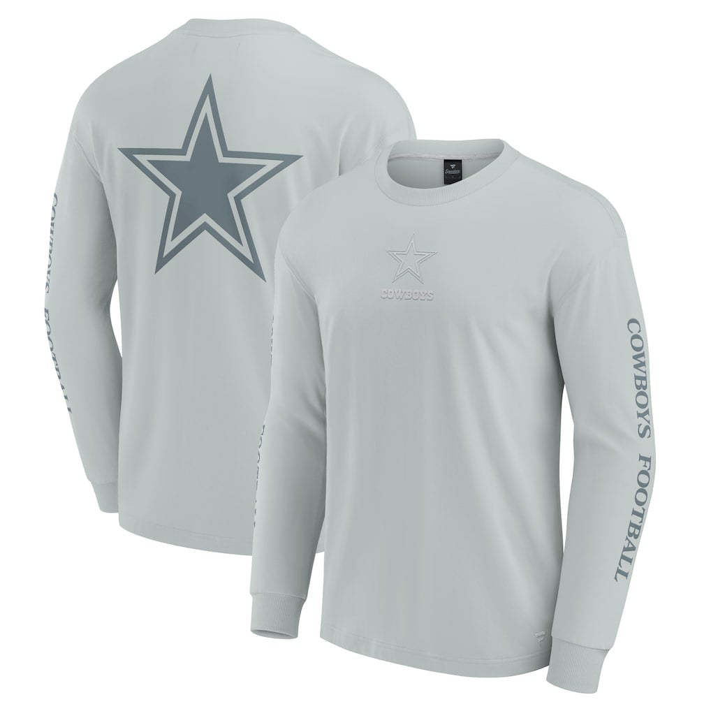 Dallas Cowboys Unisex Elements Strive Long Sleeve T-Shirt - Gray - Fanatics