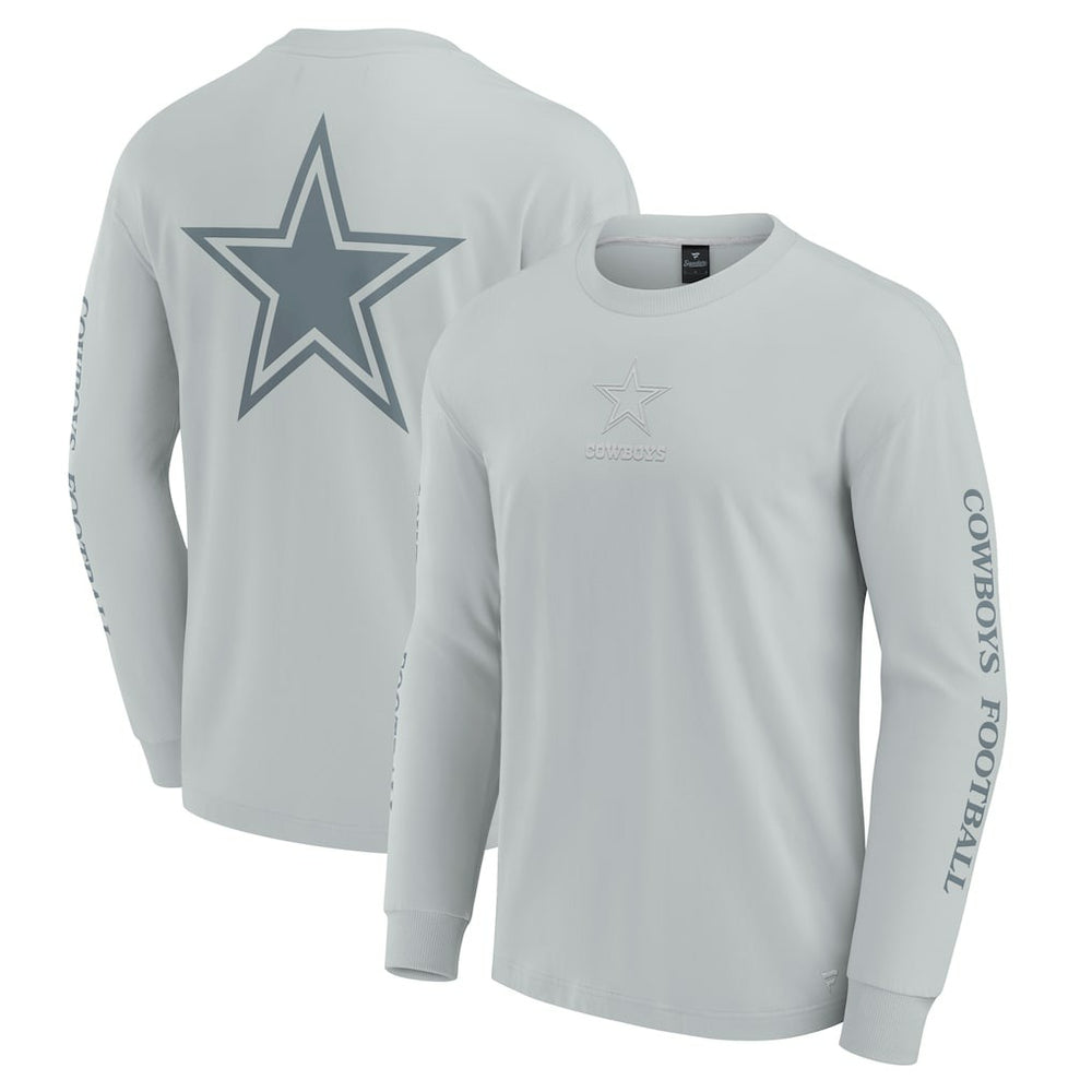 Dallas Cowboys Unisex Elements Strive Long Sleeve T-Shirt - Gray - Fanatics