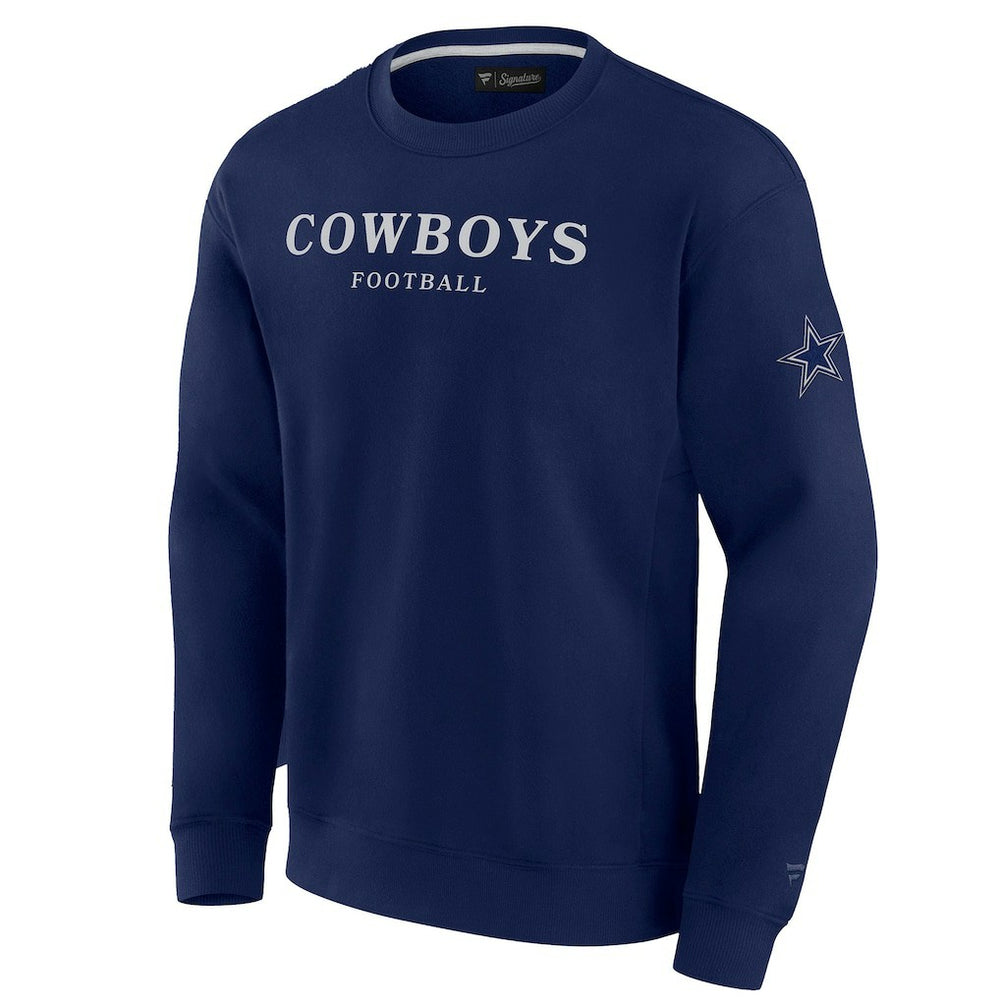 Dallas Cowboys Unisex Elements Unlimited Fleece Pullover Sweatshirt - Navy - Fanatics