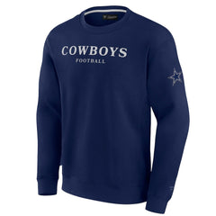 Dallas Cowboys Unisex Elements Unlimited Fleece Pullover Sweatshirt - Navy - Fanatics