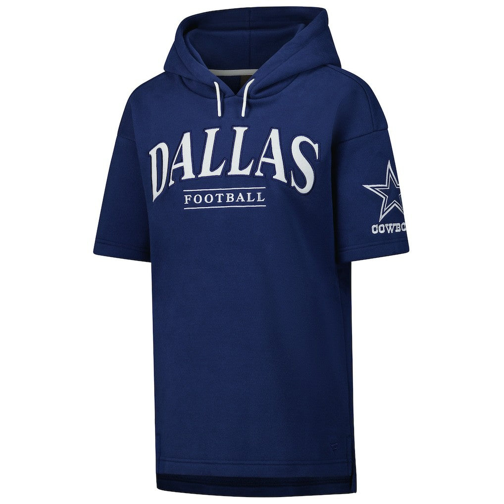 Dallas Cowboys Unisex Elements Ready Short Sleeve Pullover Hoodie - Navy - Fanatics