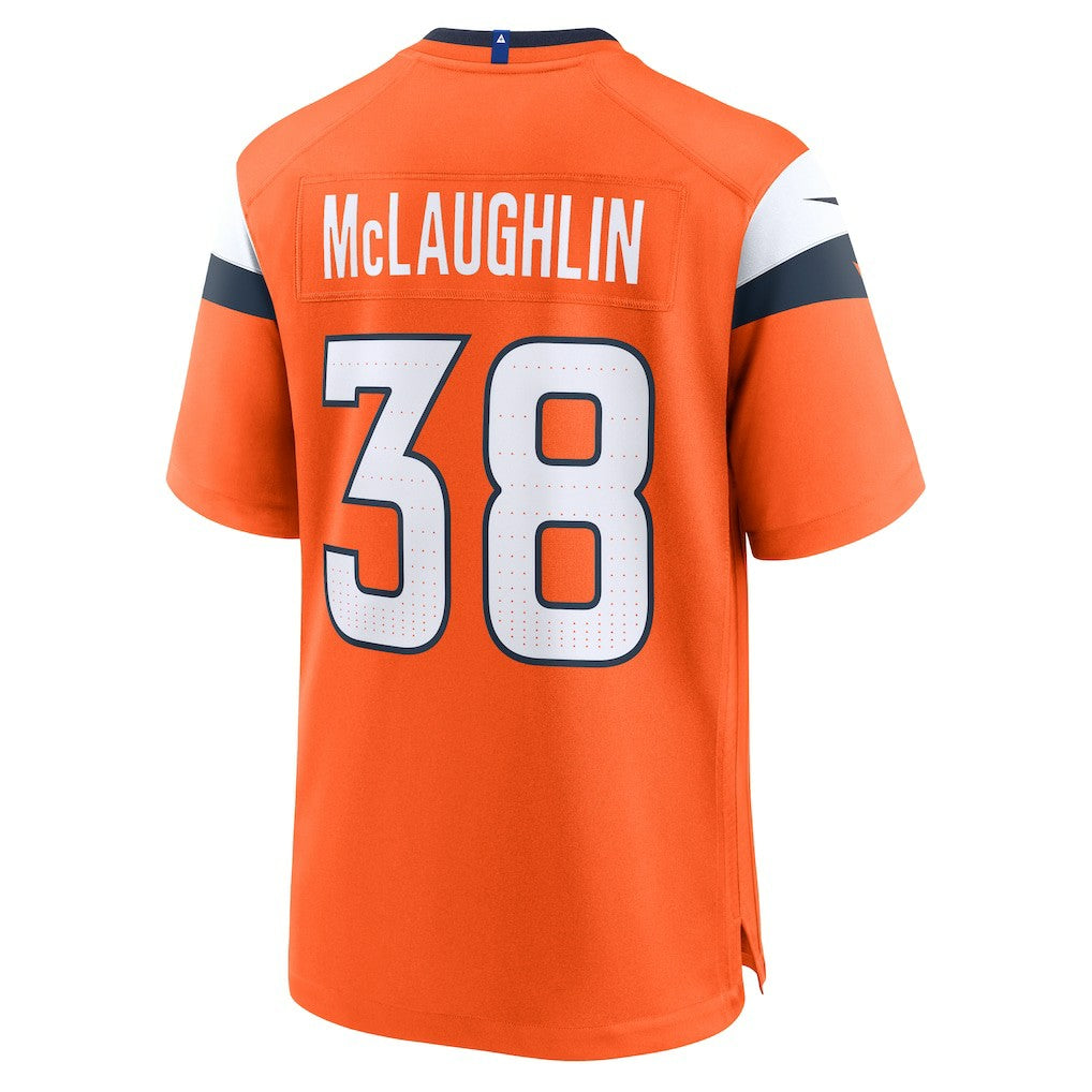 Jaleel McLaughlin Denver Broncos Team Game Jersey - Orange - Nike