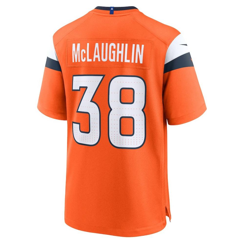 Jaleel McLaughlin Denver Broncos Team Game Jersey - Orange - Nike