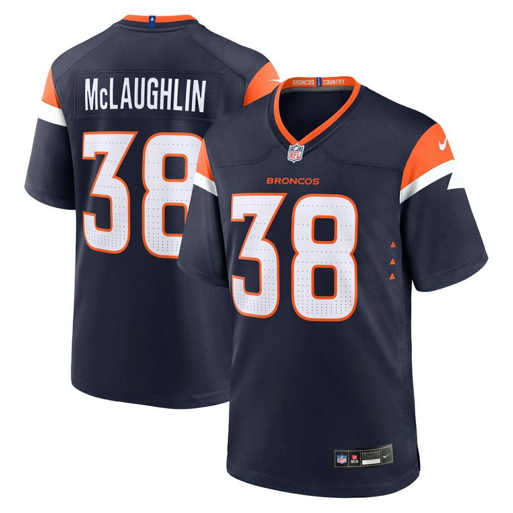 Jaleel McLaughlin Denver Broncos Alternate Game Jersey - Navy - Nike