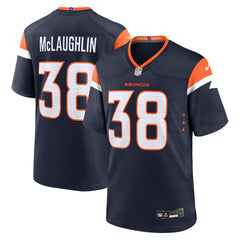 Jaleel McLaughlin Denver Broncos Alternate Game Jersey - Navy - Nike