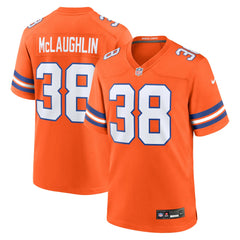 Jaleel McLaughlin Denver Broncos Mile High Collection 1977 Throwback Player Game Jersey - Orange - Nike