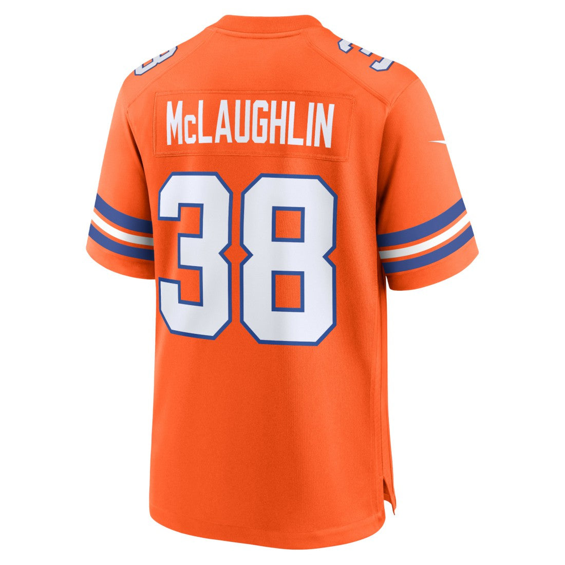 Jaleel McLaughlin Denver Broncos Mile High Collection 1977 Throwback Player Game Jersey - Orange - Nike