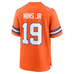 Marvin Mims Jr Denver Broncos Mile High Collection 1977 Throwback Player Game Jersey - Orange - Nike