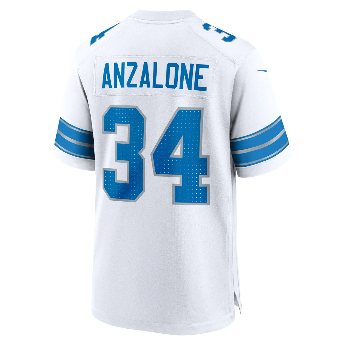 Alex Anzalone Detroit Lions White Game Jersey - White - Nike