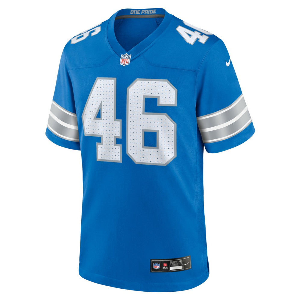 Jack Campbell Detroit Lions Game Jersey - Blue - Nike