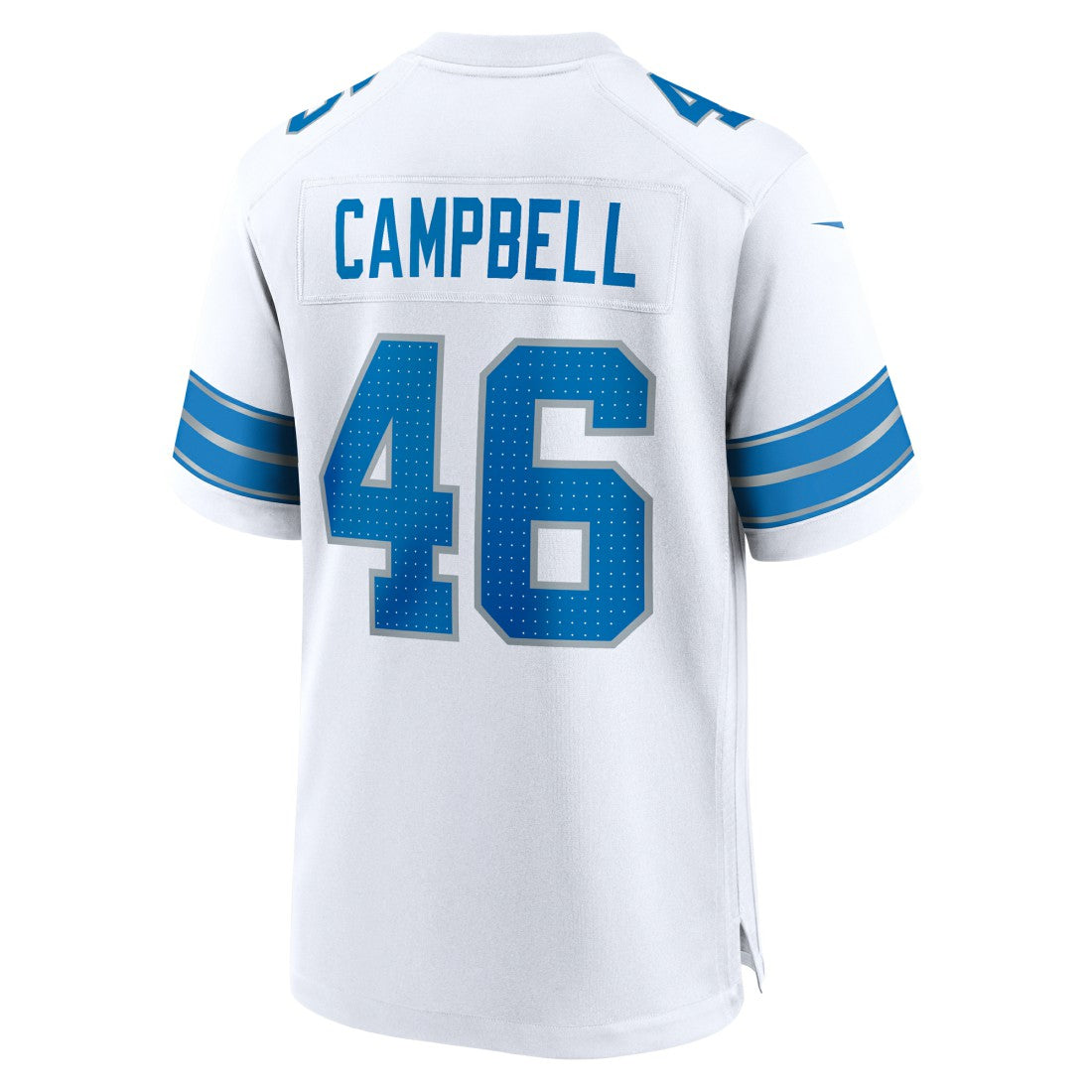 Jack Campbell Detroit Lions White Game Jersey - White - Nike