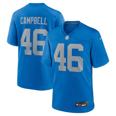 Jack Campbell Detroit Lions Alternate Game Jersey - Blue - Nike