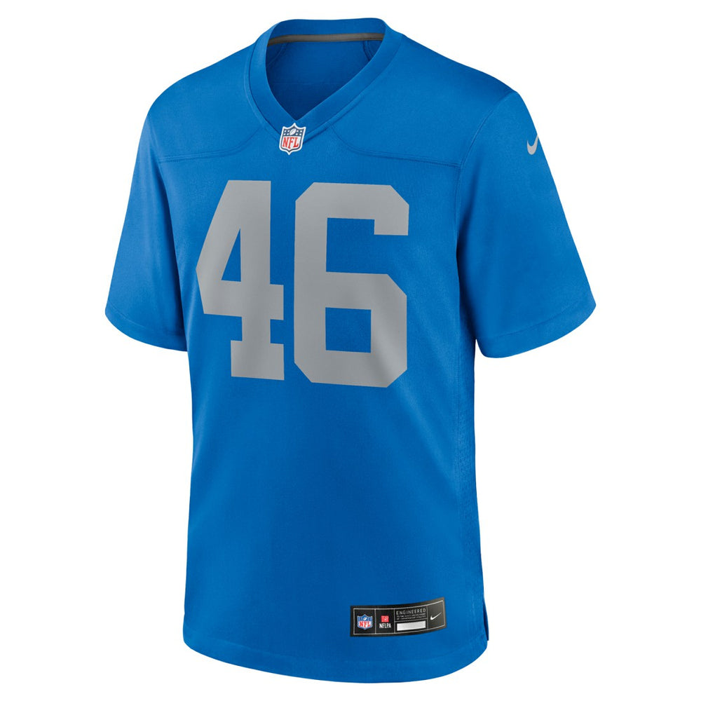 Jack Campbell Detroit Lions Alternate Game Jersey - Blue - Nike