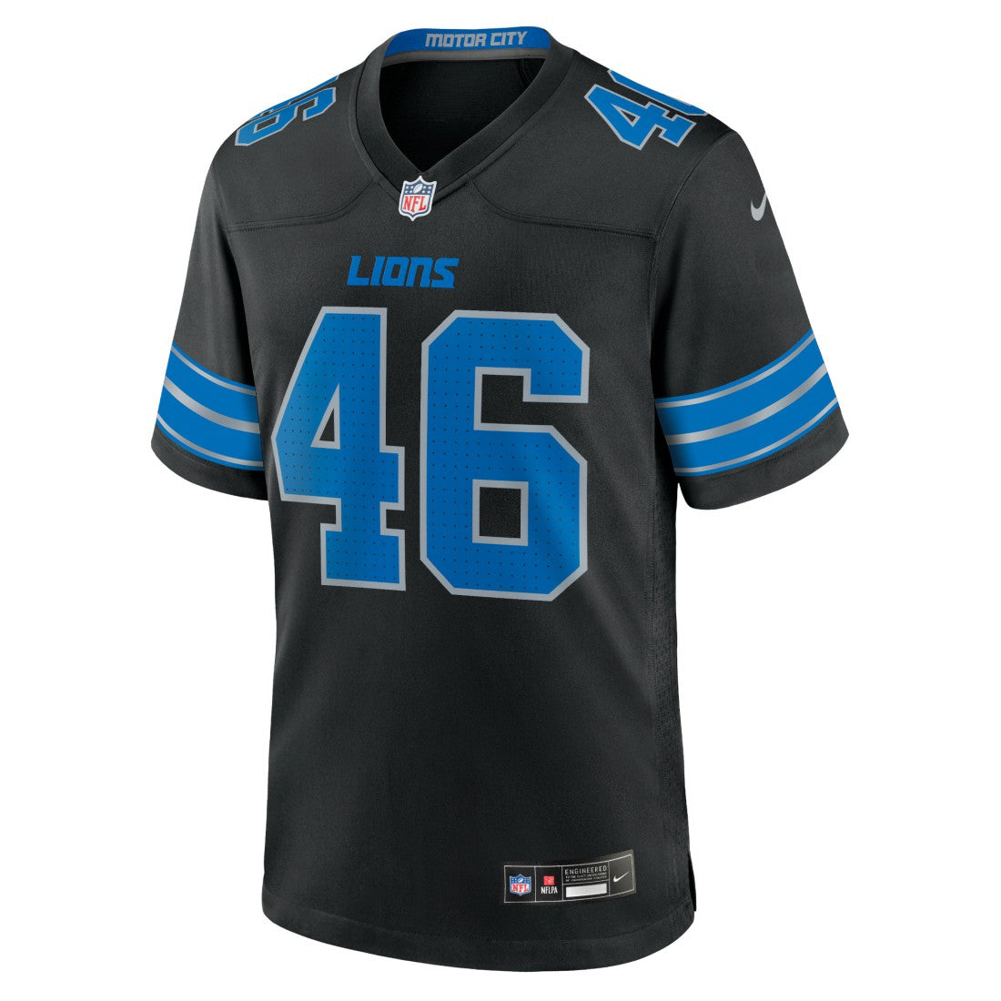 Jack Campbell Detroit Lions 2nd Alternate Game Jersey - Black - Nike