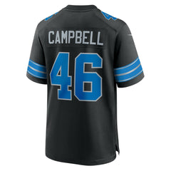 Jack Campbell Detroit Lions 2nd Alternate Game Jersey - Black - Nike