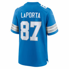 Sam LaPorta Detroit Lions Game Jersey - Blue - Nike