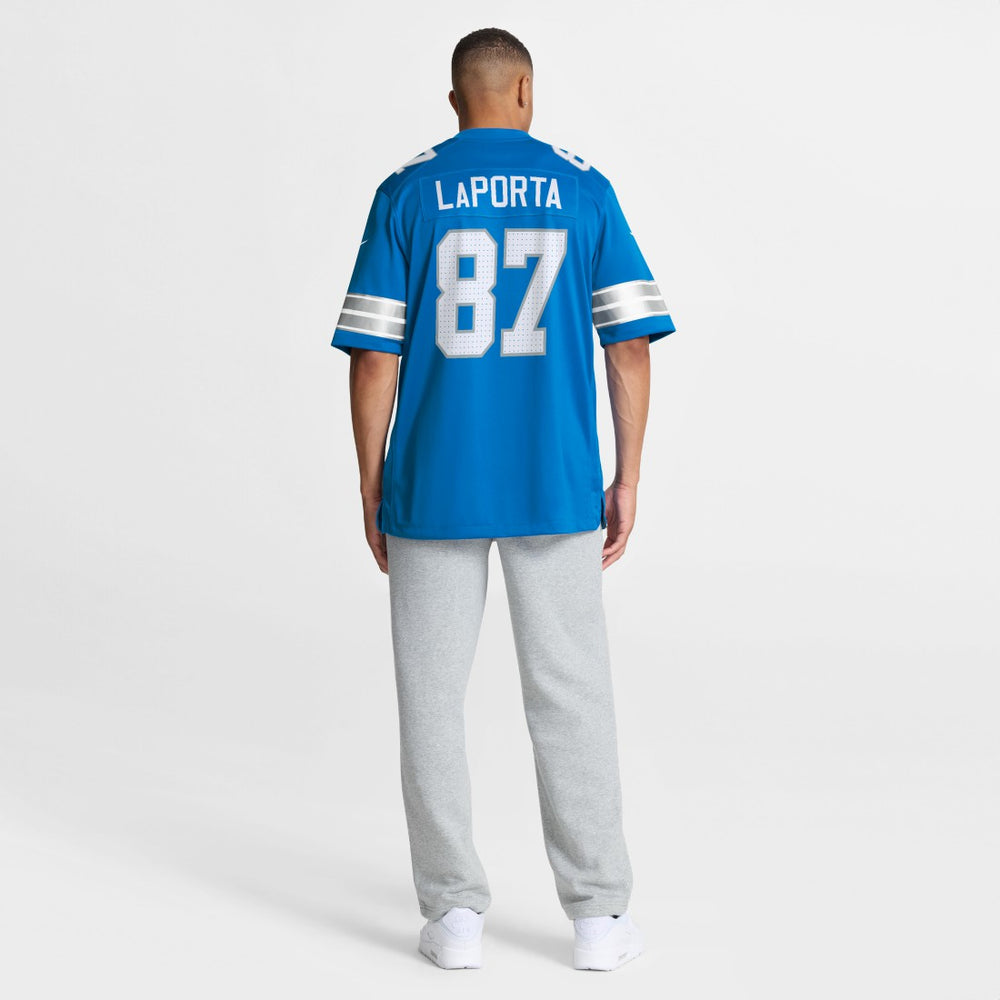 Sam LaPorta Detroit Lions Game Jersey - Blue - Nike