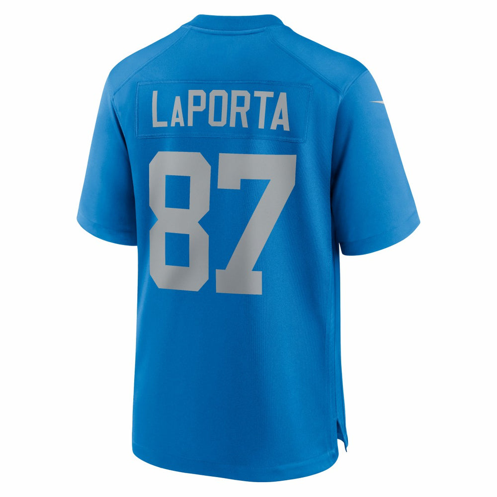 Sam LaPorta Detroit Lions Alternate Game Jersey - Blue - Nike
