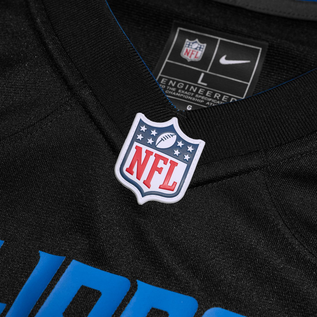 Sam LaPorta Detroit Lions 2nd Alternate Game Jersey - Black - Nike
