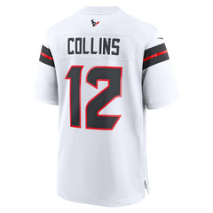 Nico Collins Houston Texans Game Jersey - White - Nike