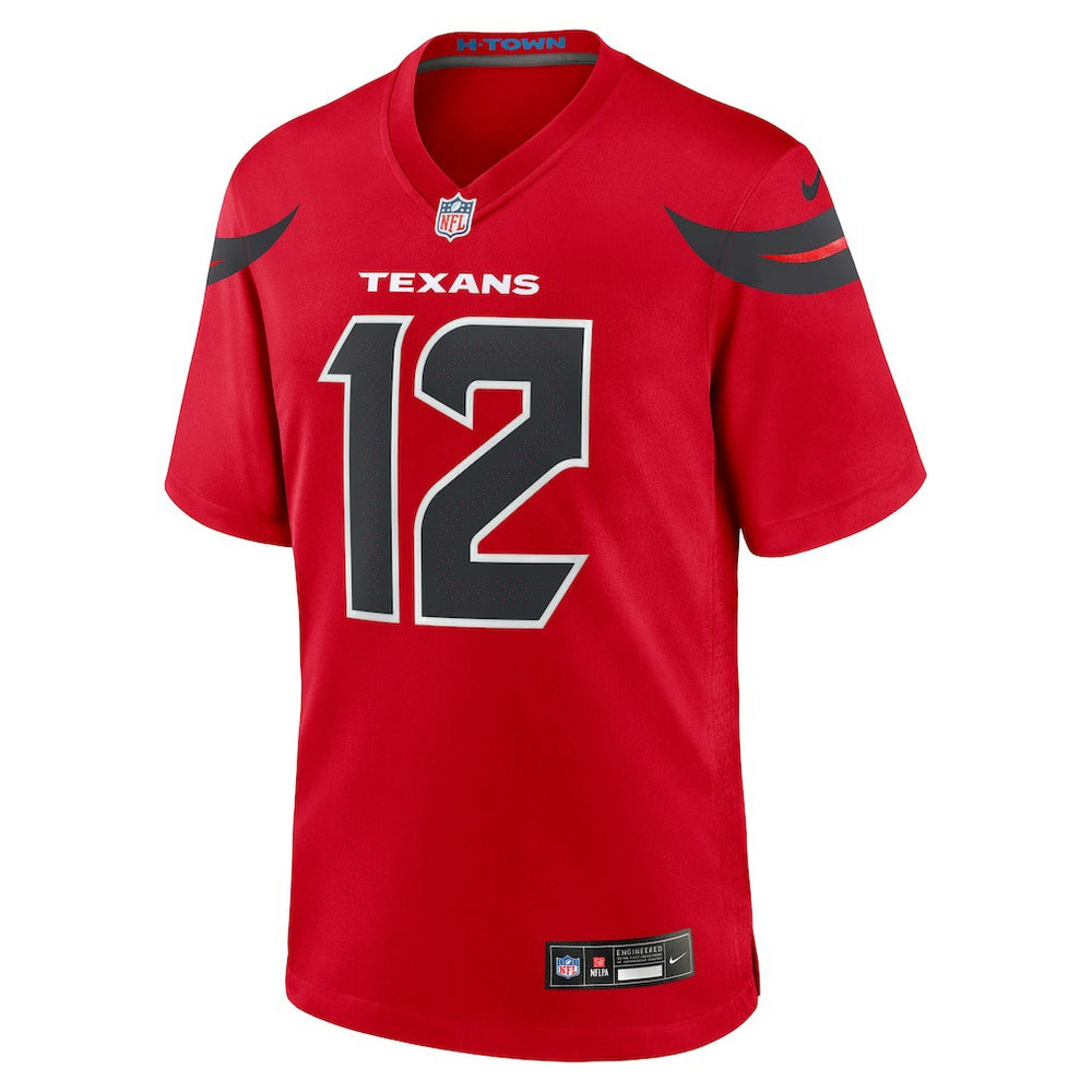 Nico Collins Houston Texans Alternate Game Jersey - Red - Nike