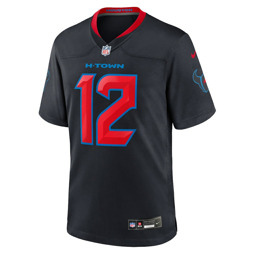 Nico Collins Houston Texans 2nd Alternate Game Jersey - Navy - Nike