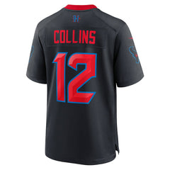 Nico Collins Houston Texans 2nd Alternate Game Jersey - Navy - Nike
