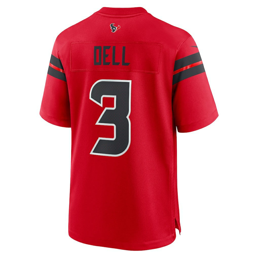 Tank Dell Houston Texans Alternate Game Jersey - Red - Nike