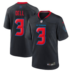 Tank Dell Houston Texans 2nd Alternate Game Jersey - Navy - Nike