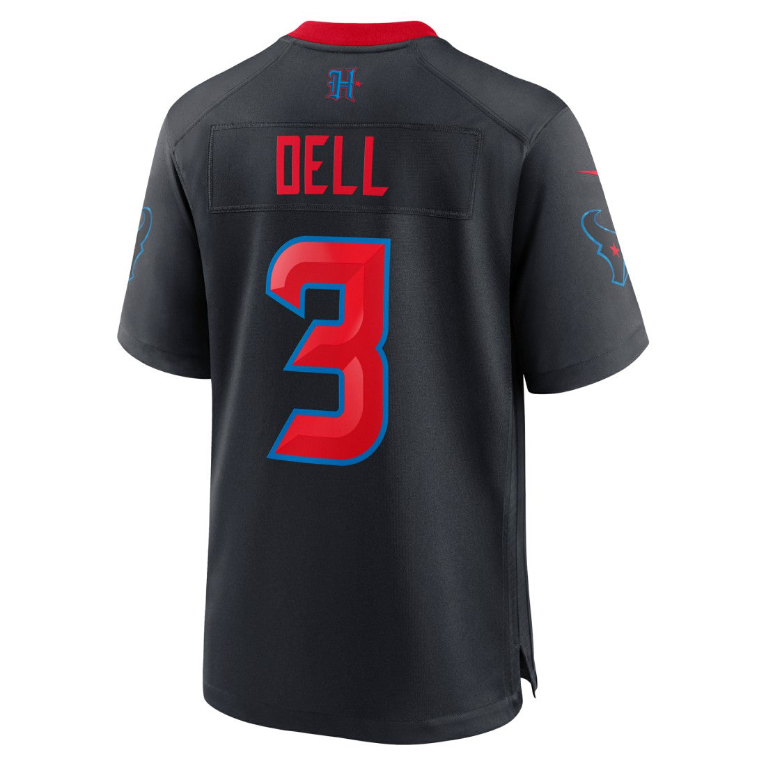 Tank Dell Houston Texans 2nd Alternate Game Jersey - Navy - Nike