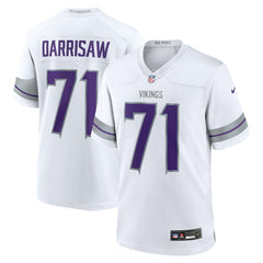Christian Darrisaw Minnesota Vikings Alternate Game Jersey - White - Nike