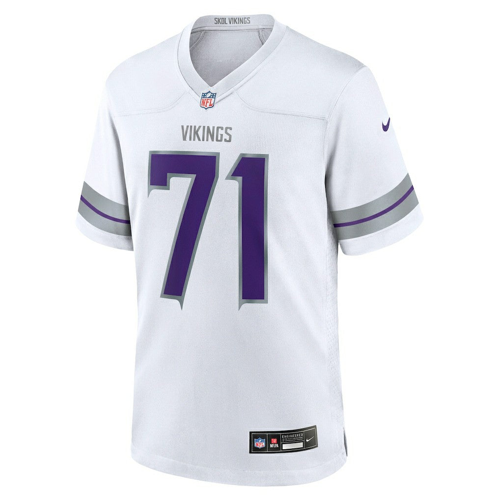 Christian Darrisaw Minnesota Vikings Alternate Game Jersey - White - Nike