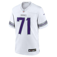 Christian Darrisaw Minnesota Vikings Alternate Game Jersey - White - Nike