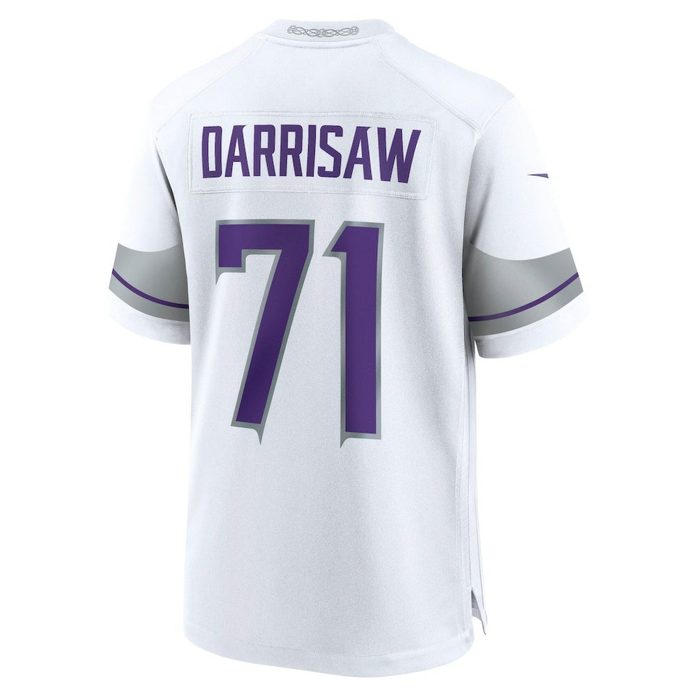 Christian Darrisaw Minnesota Vikings Alternate Game Jersey - White - Nike