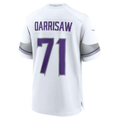 Christian Darrisaw Minnesota Vikings Alternate Game Jersey - White - Nike