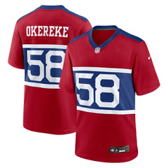 Bobby Okereke New York Giants Alternate Player Game Jersey - Century Red - Nike