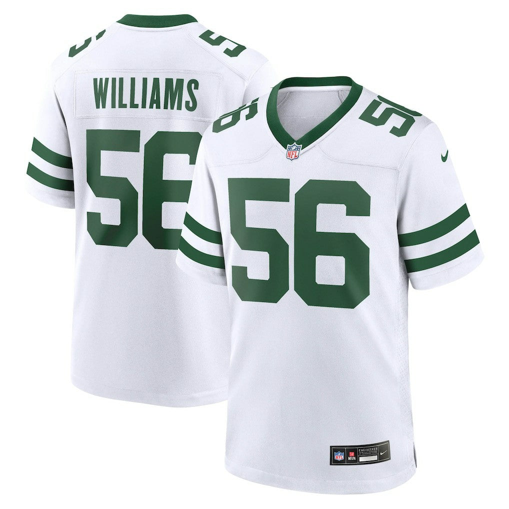 Quincy Williams New York Jets Game Jersey - Legacy White - Nike