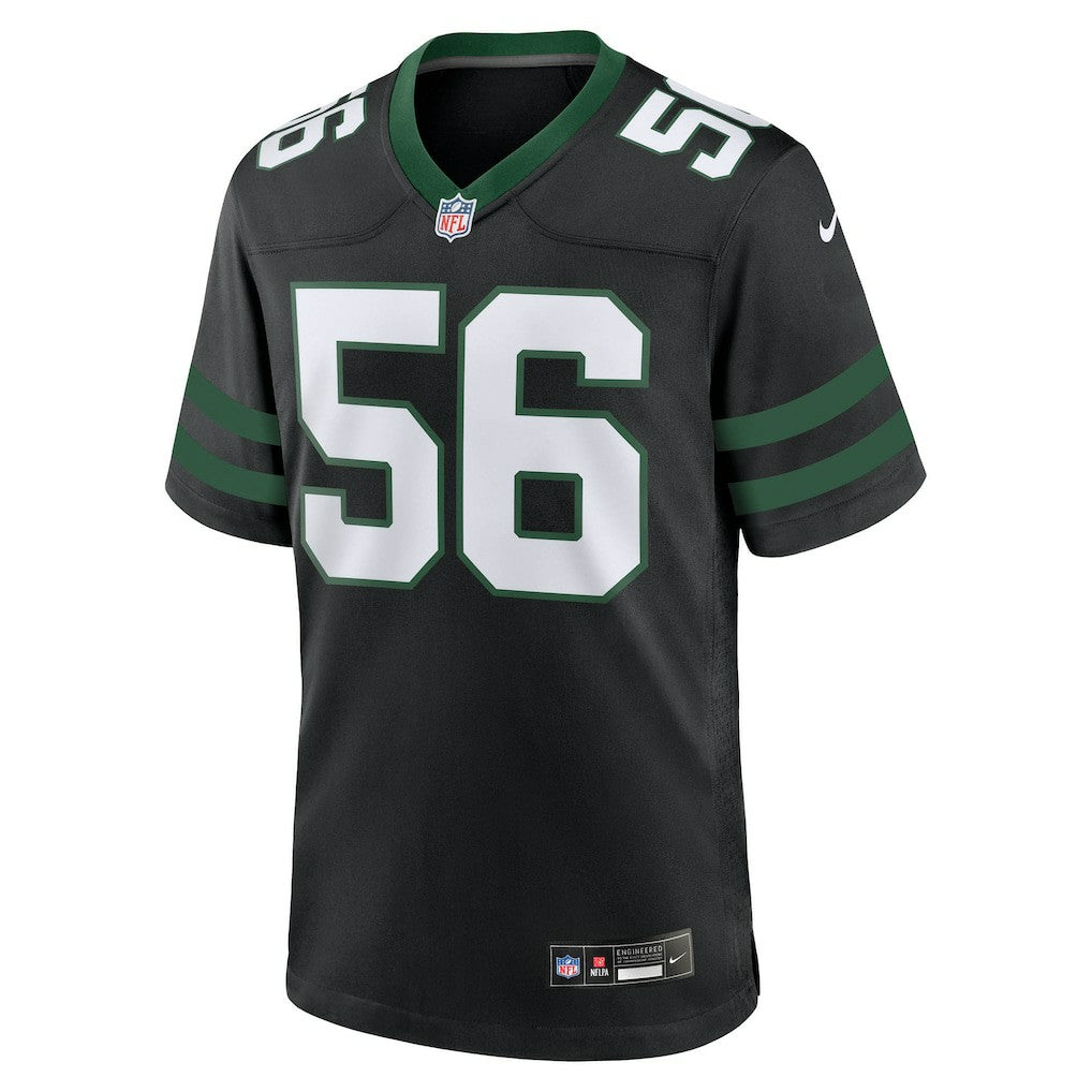 Quincy Williams New York Jets Alternate Game Jersey - Legacy Black - Nike